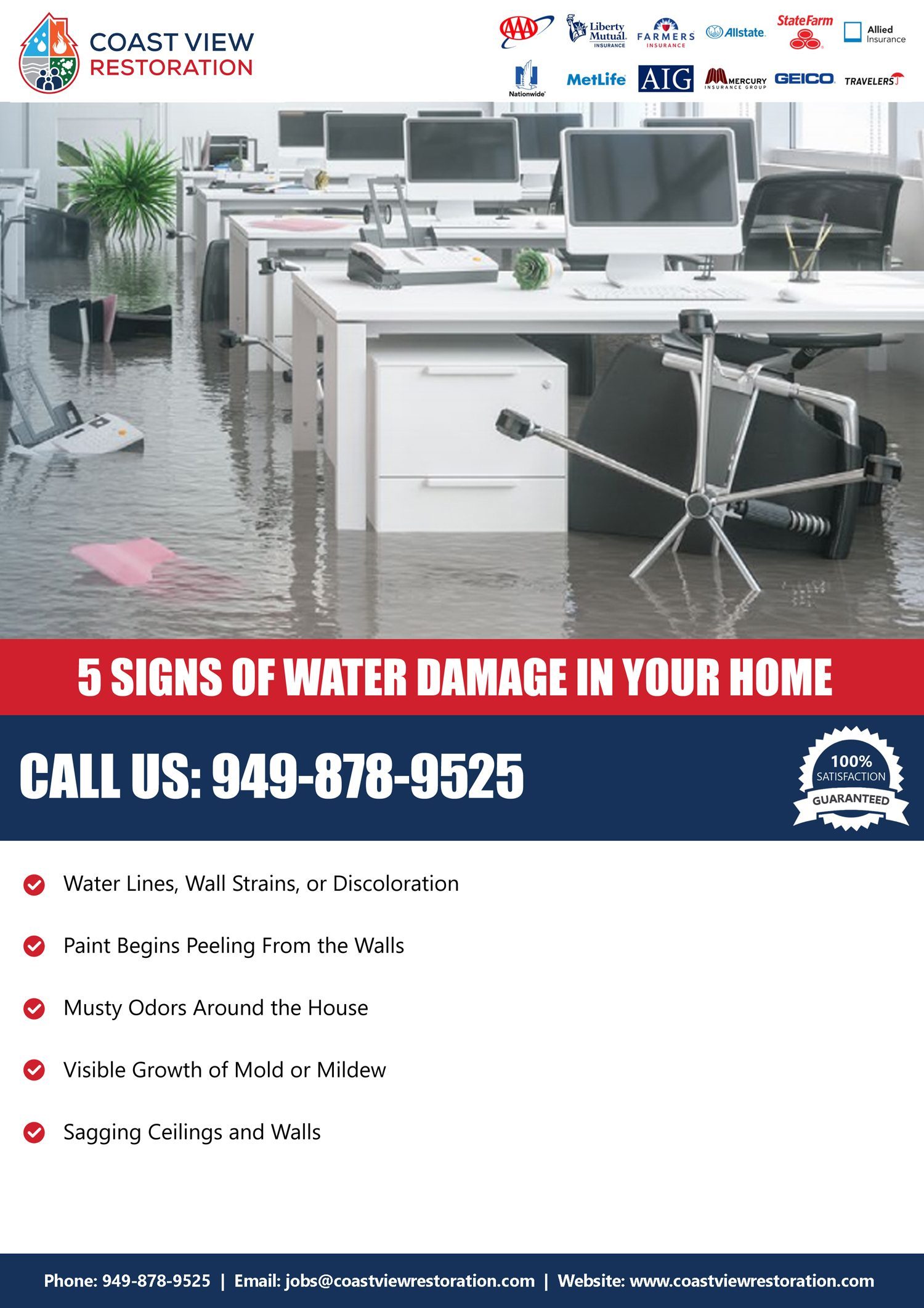 5 Signs of Water Damage in your Home